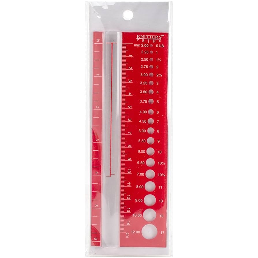 Amazon.com: Knitter's Pride KP800109 Rectangle Needle Gauge Pack